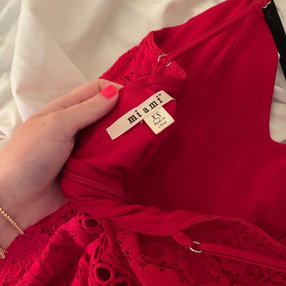 Francesca’s Red Mini Dress - Picture 4 of 4